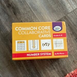 Didax common core collaborative cards number systems 6-8 grade